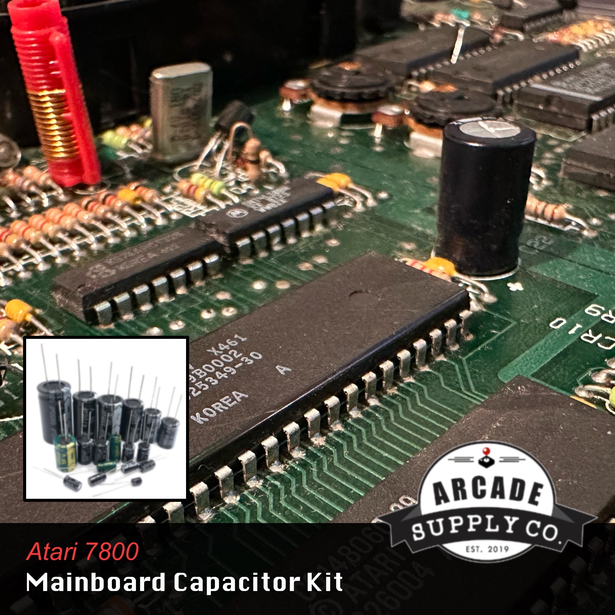Atari 7800 Capacitor Kit
