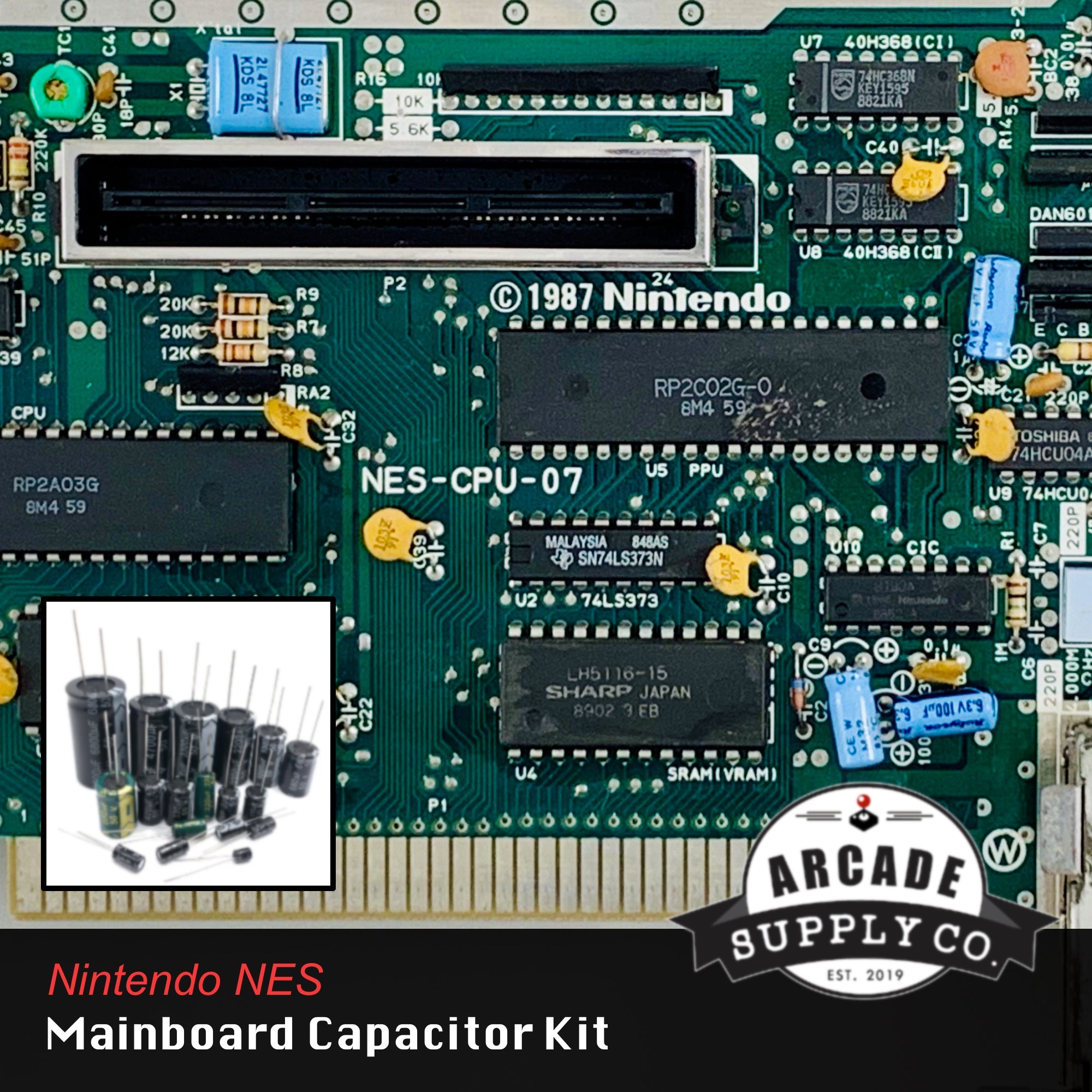 Nintendo NES Mainboard Capacitor Kit (NES-001)