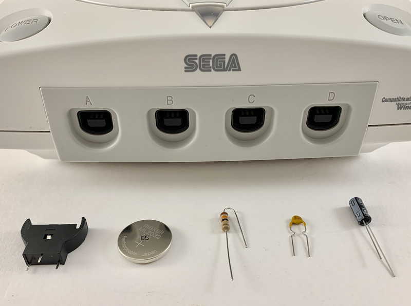 Sega Dreamcast Controller Port Kit with Battery Upgrade