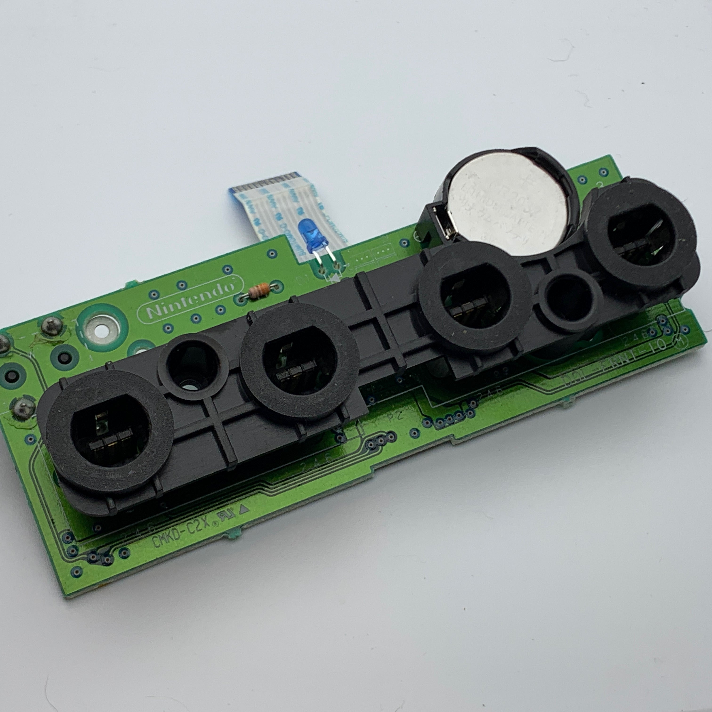 Nintendo GameCube Controller Port Board - Pre-Modded w/ LED, Battery