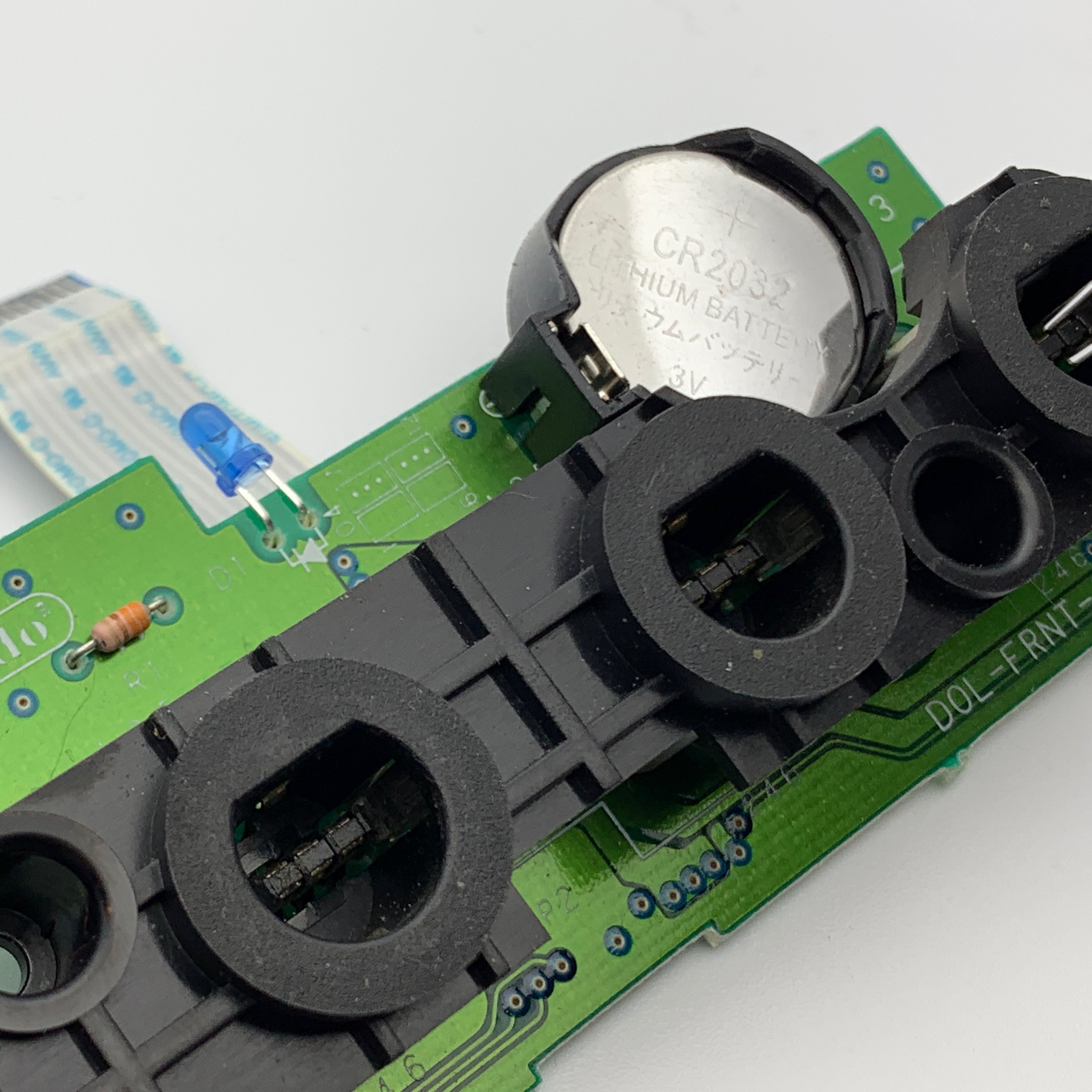 Nintendo GameCube Controller Port Board - Pre-Modded w/ LED, Battery