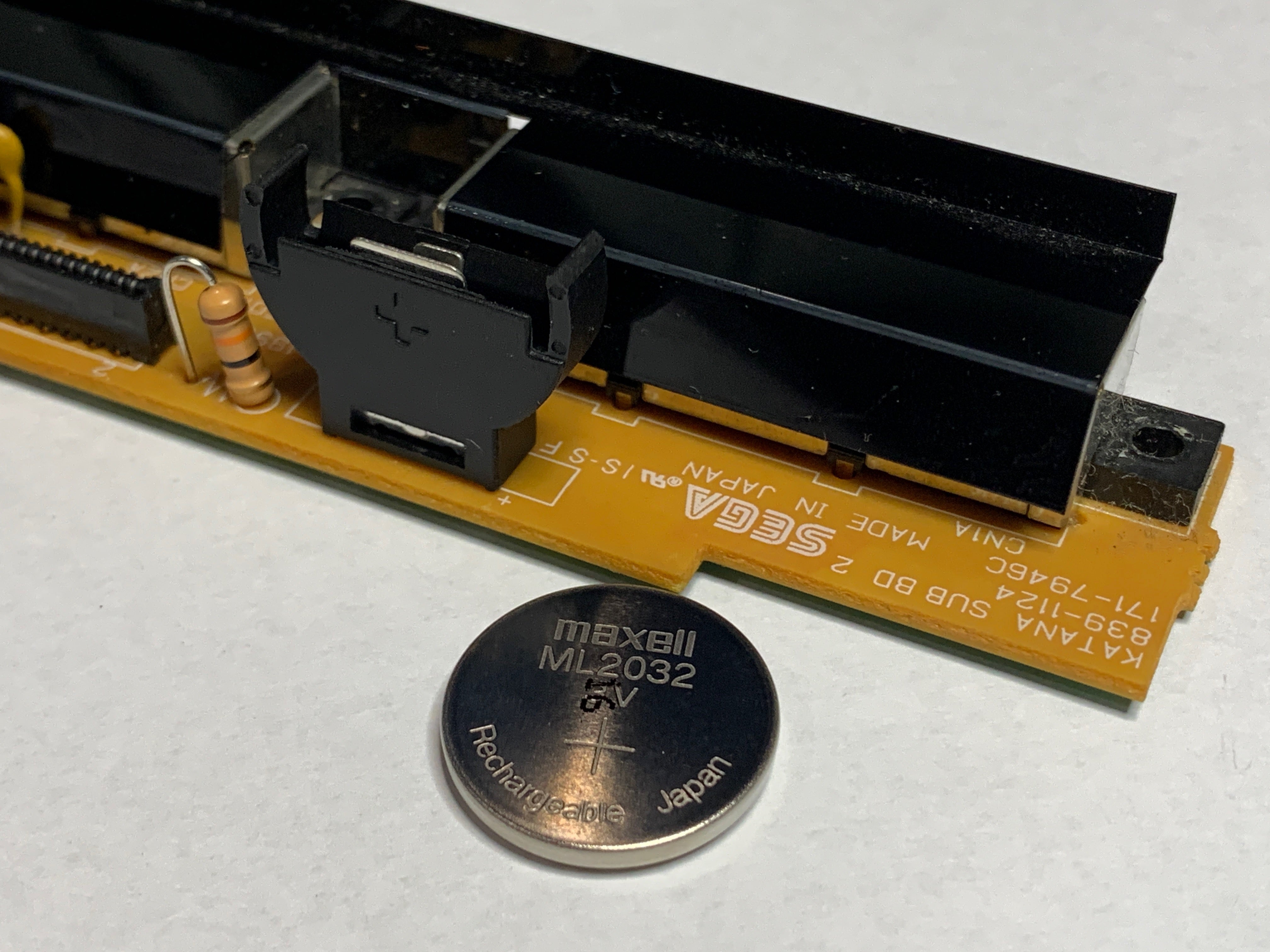 Sega ßDreamcast Controller Port Board - Pre-modded w/ Battery & Fuse