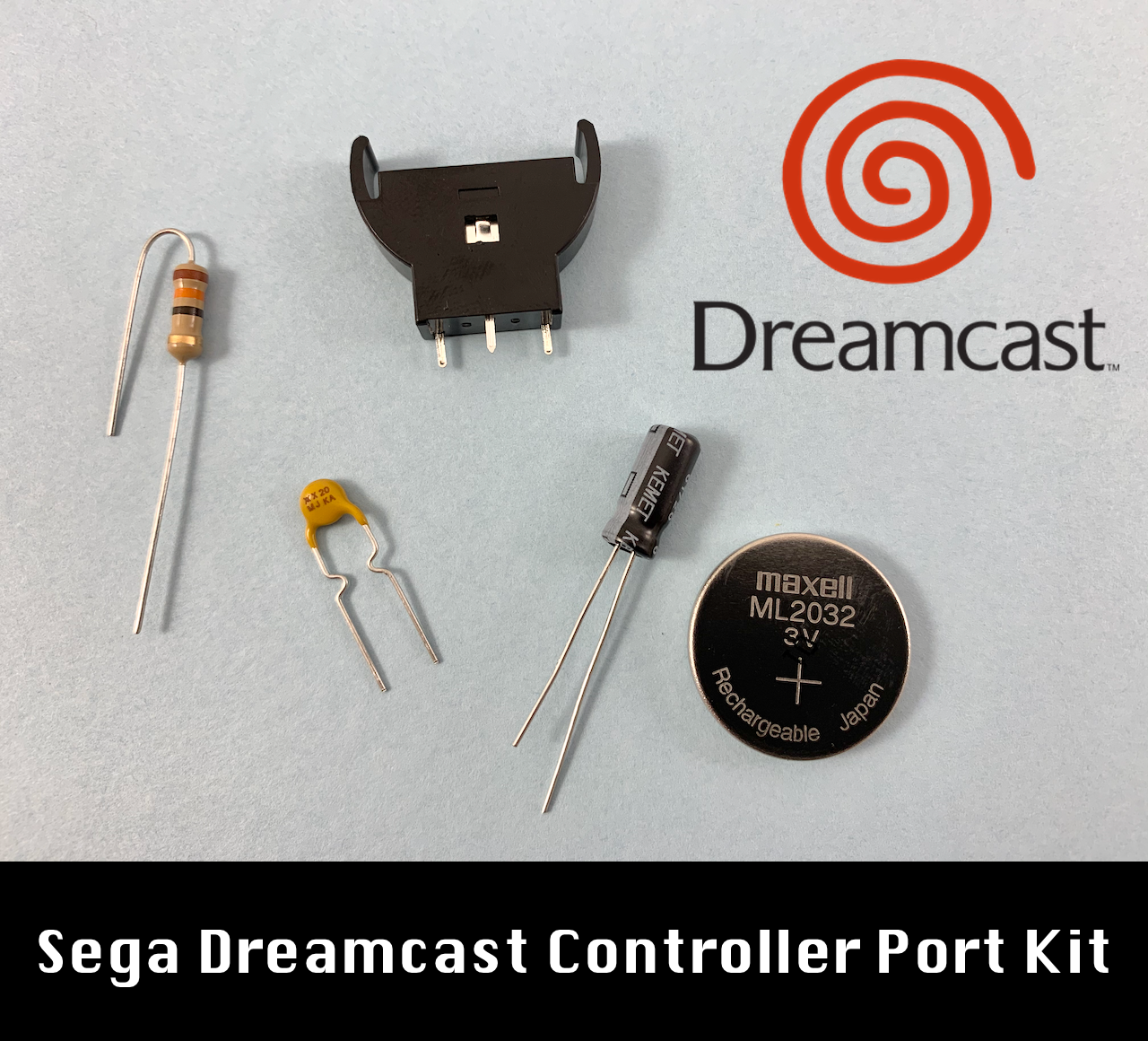 Sega Dreamcast Controller Port Kit with Battery Upgrade