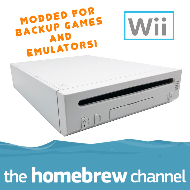 Modded Nintendo Wii Console