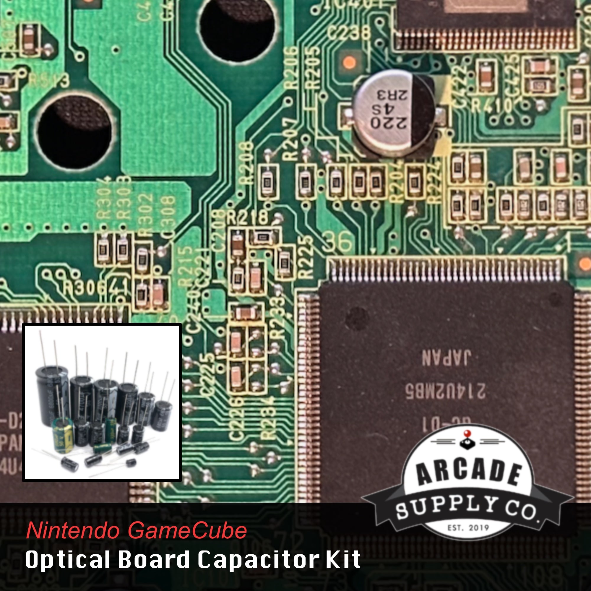 Nintendo GameCube Optical Drive Capacitor Kit