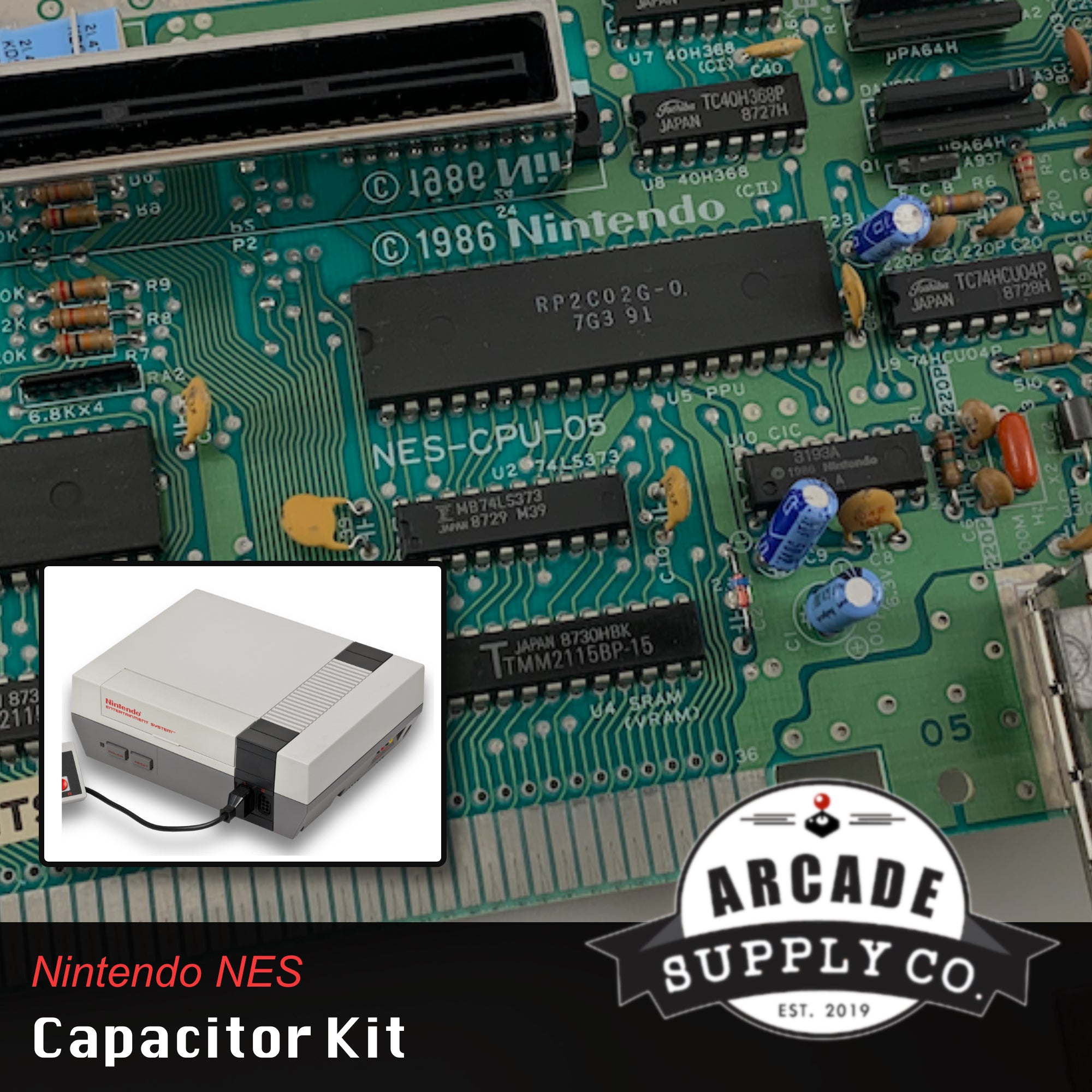 Nintendo NES Mainboard Capacitor Kit (NES-001)