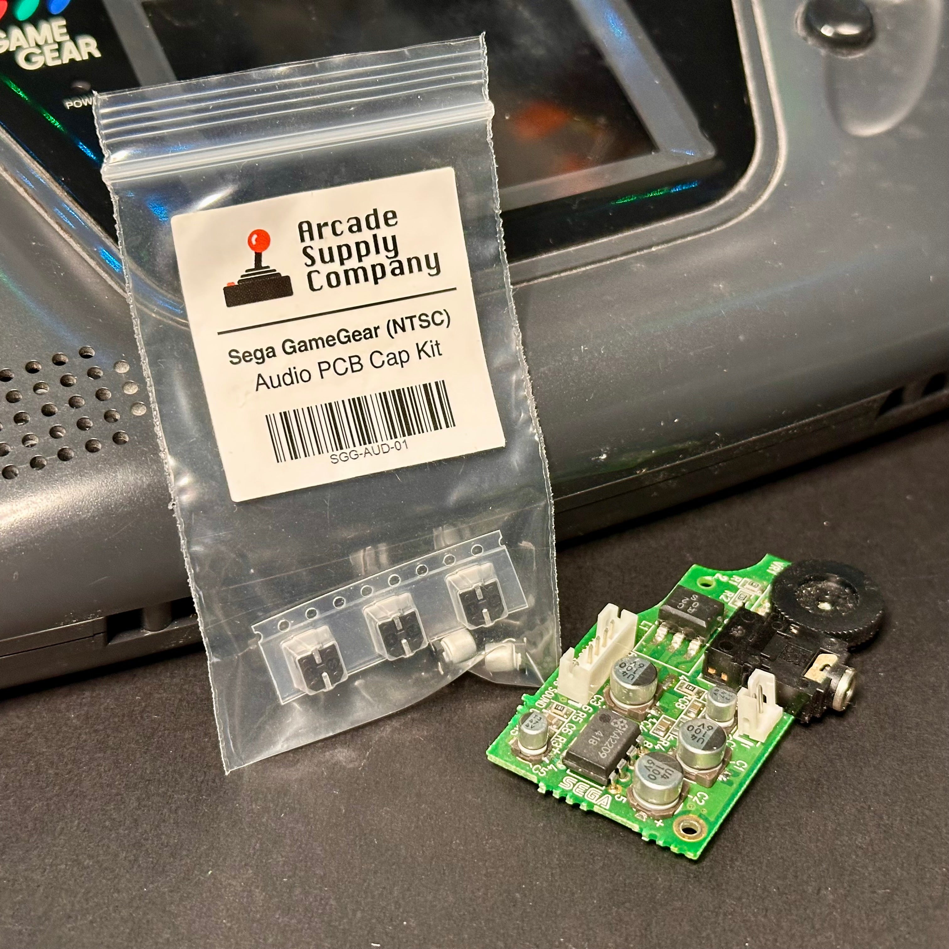Sega Game Gear Audio Capacitor Kit